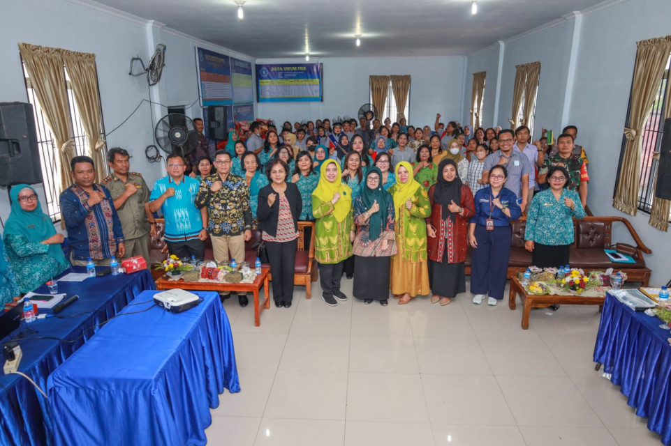 Tim Monitoring Tingkat Sumut Lakukan Penilaian TP PKK Kategori IVA Test