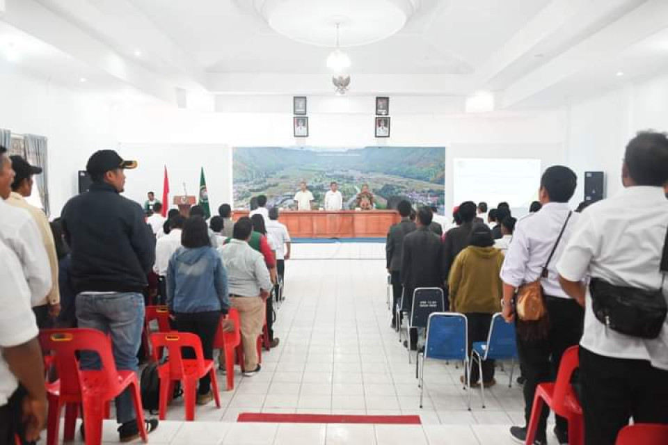 Pemkab Humbahas Sosialisasi Jaminan Sosial Bagi Perangkat Desa