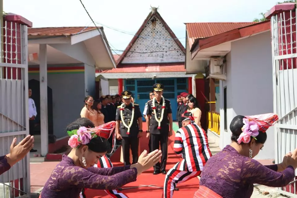 Suasana Haru Iringi Pisah Sambut Kalapas Siantar